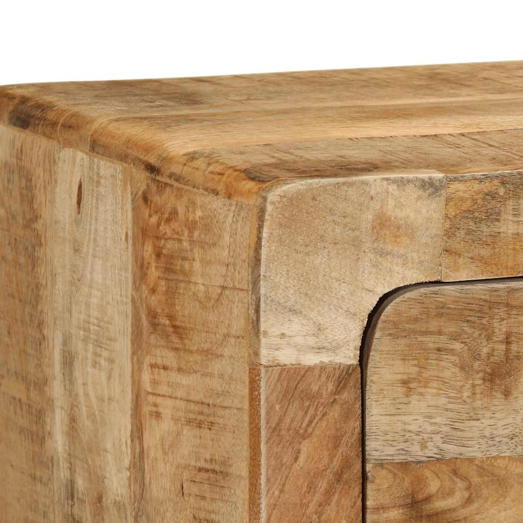 Zidni TV ormarić 100x32x25 cm puno drvo grubo mango