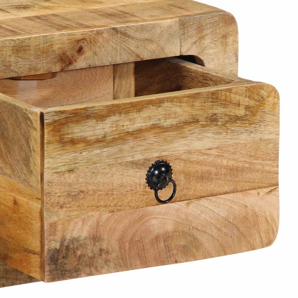 Zidni TV ormarić 100x32x25 cm puno drvo grubo mango