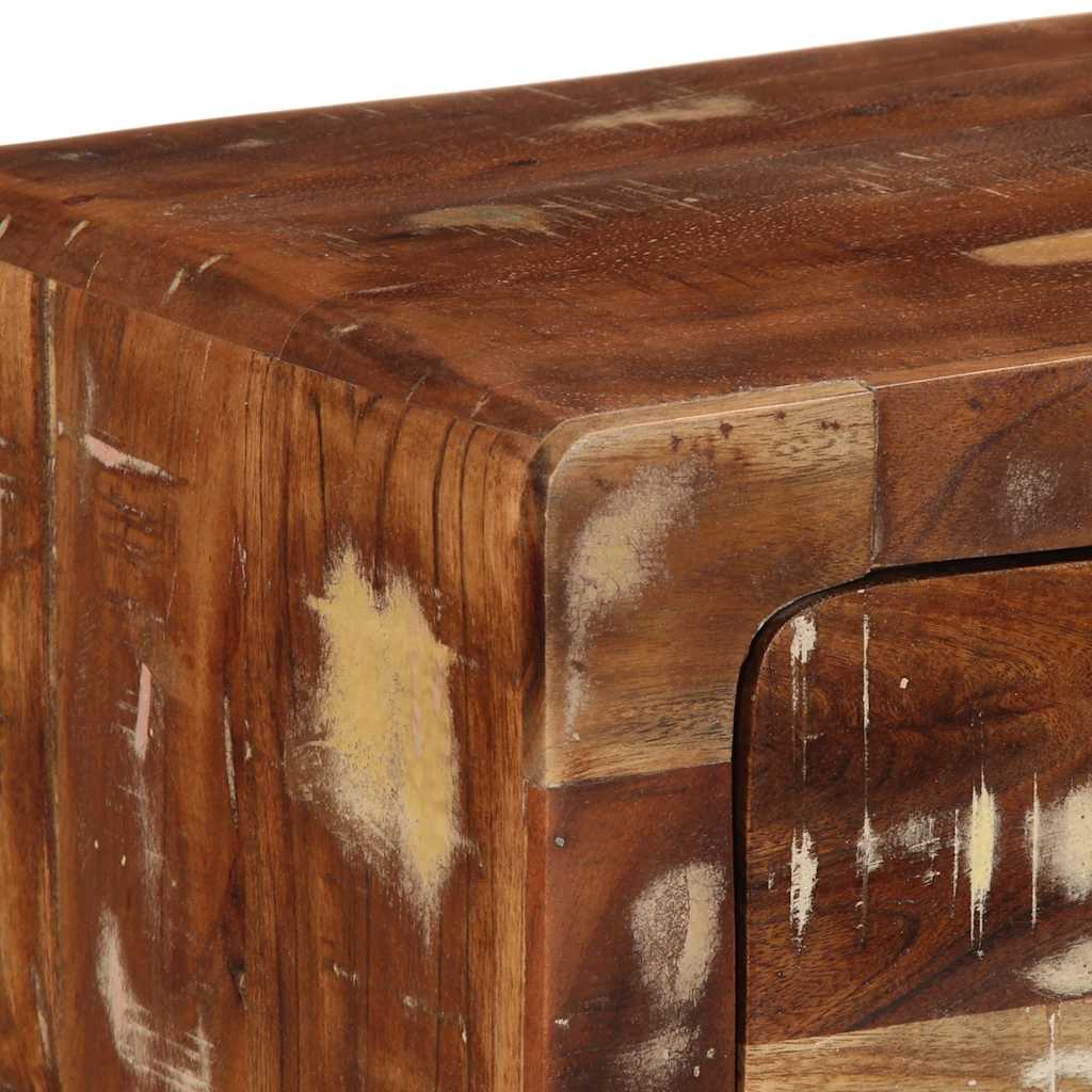Zidni TV ormarić 100x32x25 cm Obrađeno puno drvo