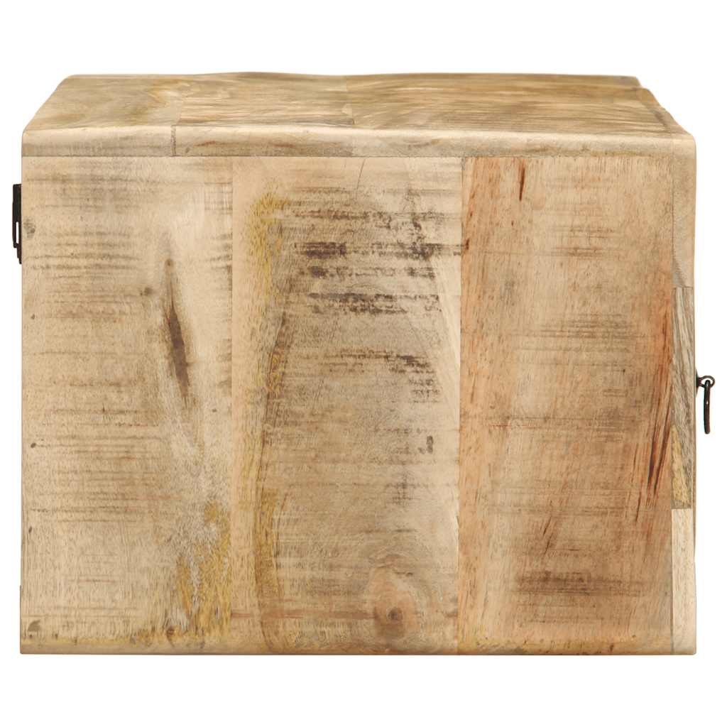 Zidni TV ormarić 100x32x25 cm puno drvo grubo mango