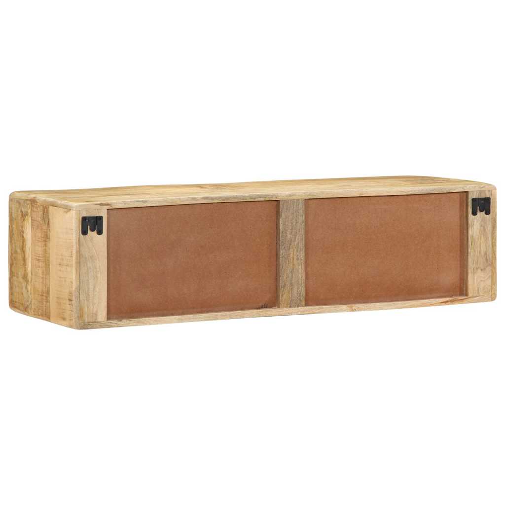 Zidni TV ormarić 100x32x25 cm puno drvo grubo mango