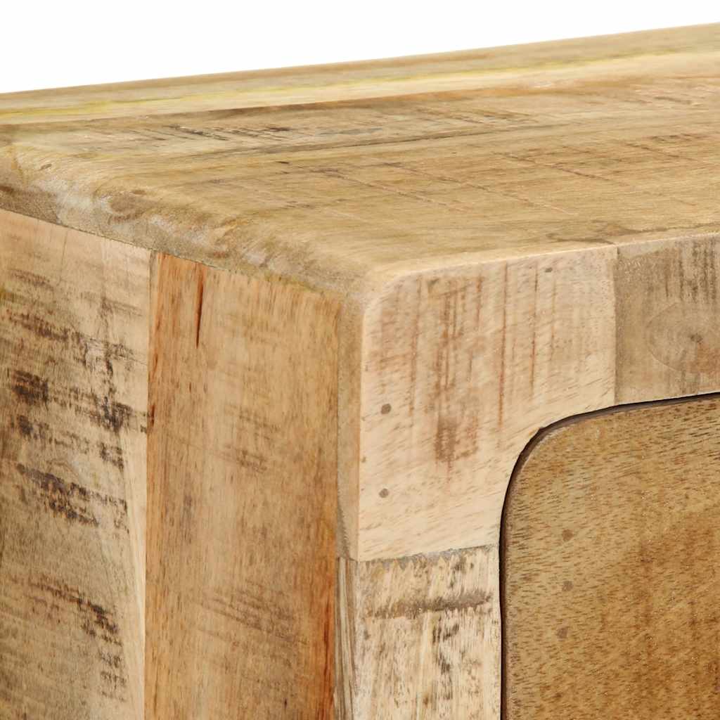 Zidni TV ormarić 100x32x25 cm puno drvo grubo mango