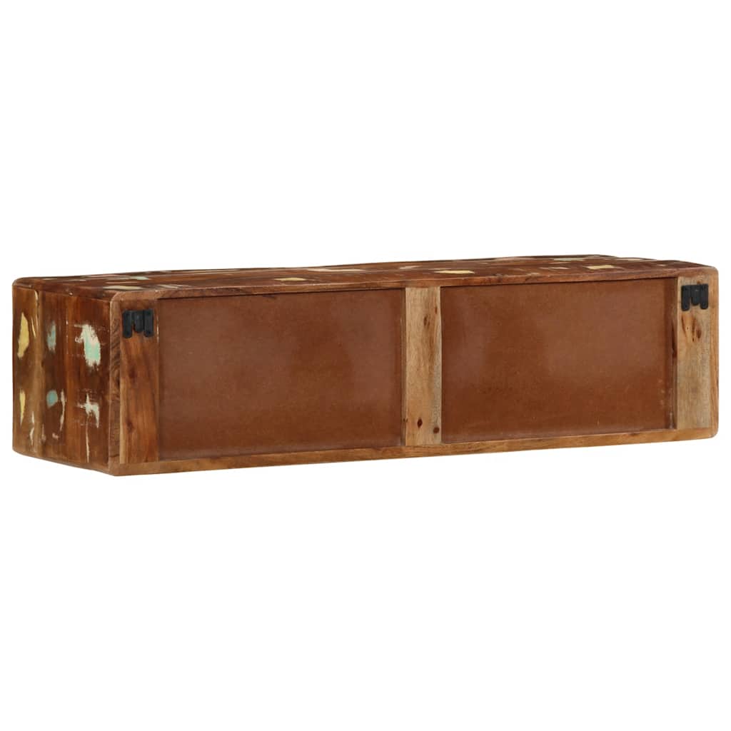 Zidni TV ormarić 100x32x25 cm Obrađeno puno drvo