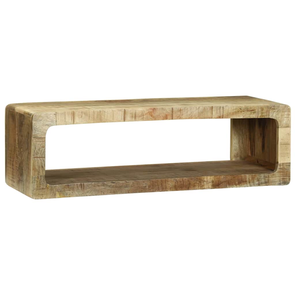 TV ormar s policom Smeđa 80 x 30 x 25 cm Čvrsto drvo manga
