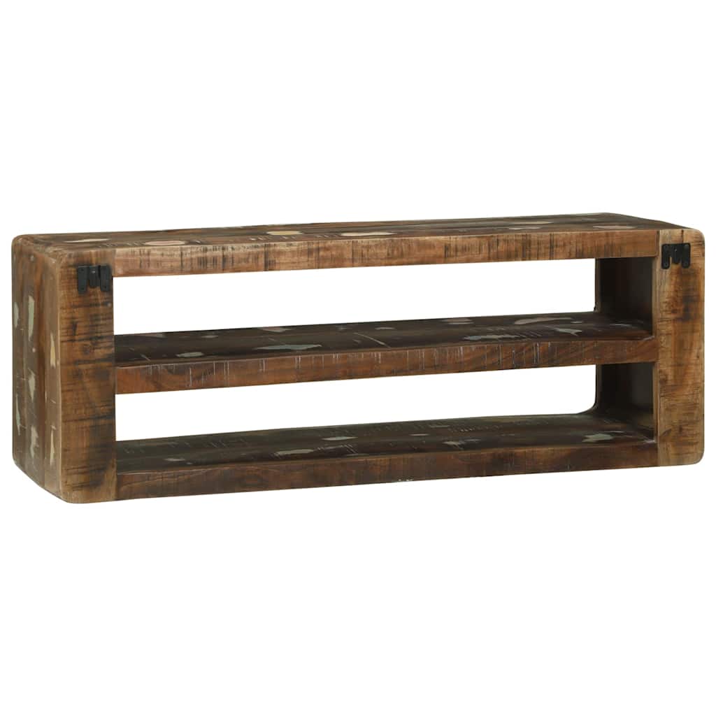 TV ormar Šareni 100 x 32 x 36 cm Čvrsto drvo iz reciklaže
