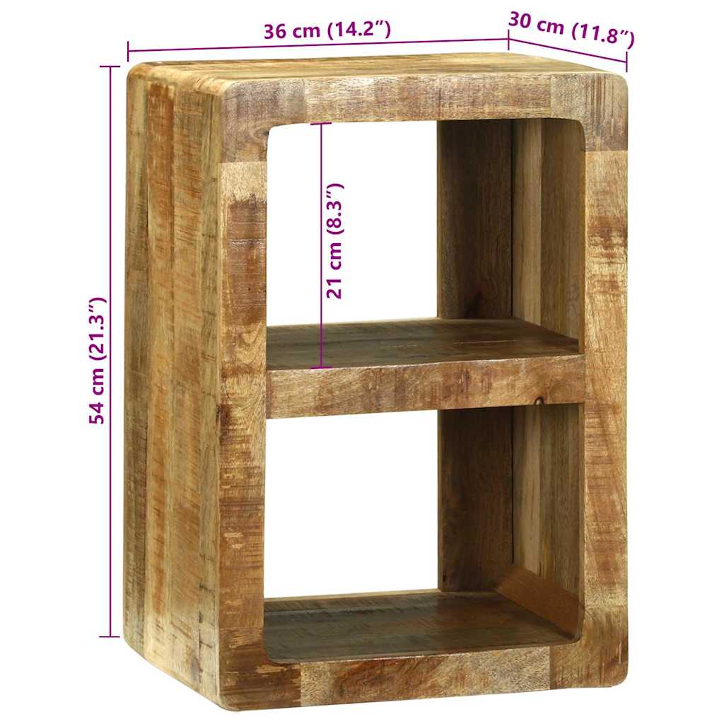 TV ormar s policom Smeđa 36 x 30 x 54 cm Čvrsto drvo manga