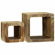 TV Jedinice 2 pcs Smeđa 36 x 30 x 36 cm Čvrsto drvo manga