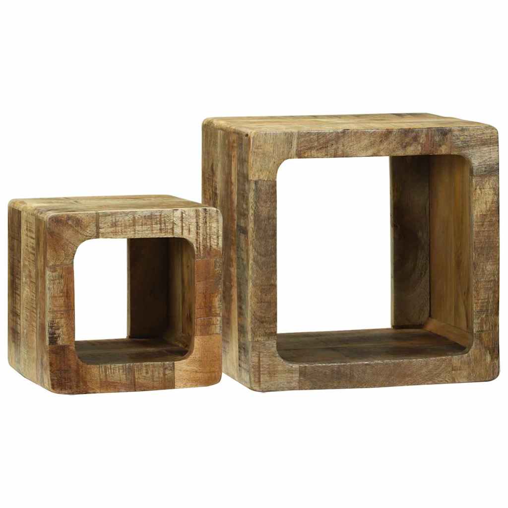 TV Jedinice 2 pcs Smeđa 36 x 30 x 36 cm Čvrsto drvo manga