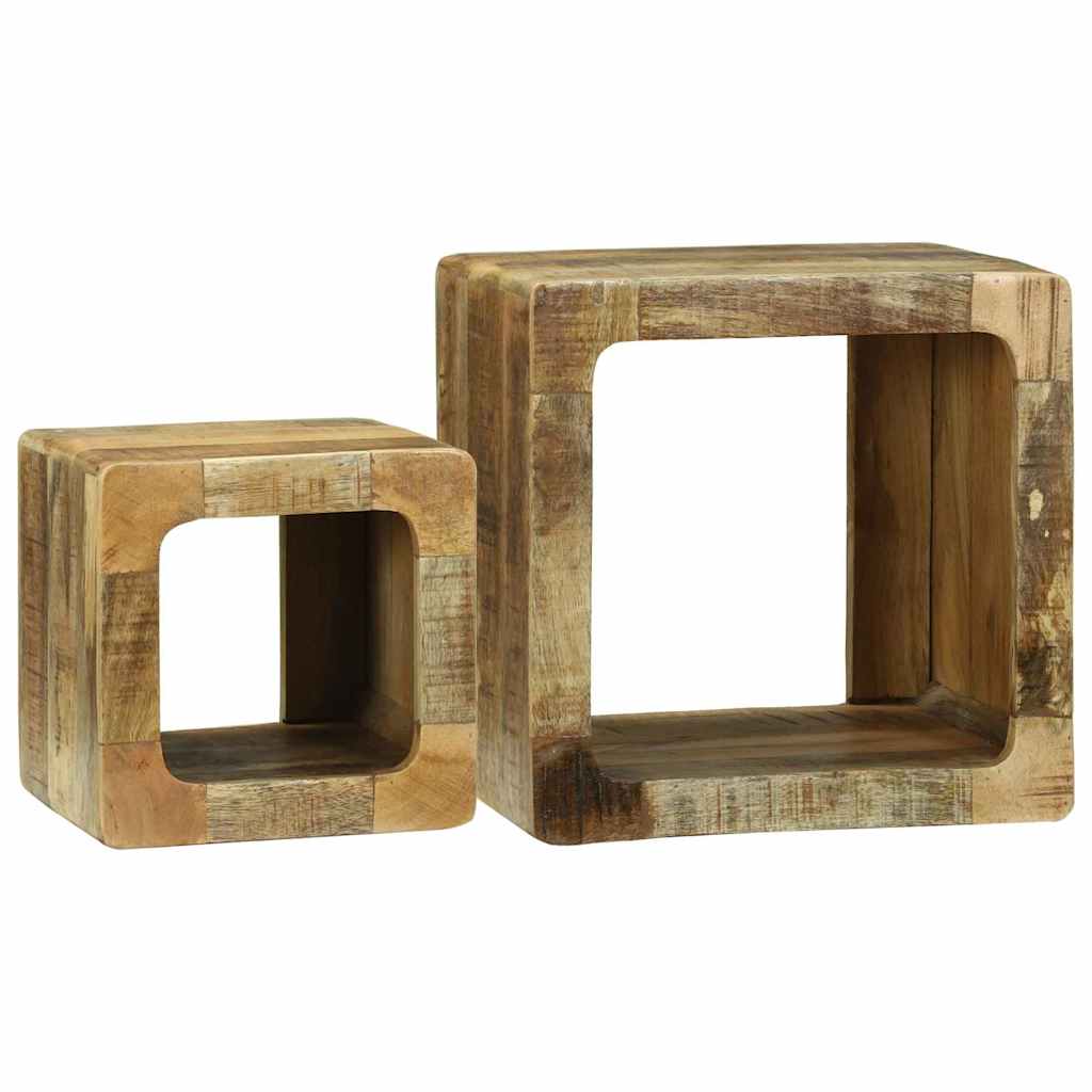 TV Jedinice 2 pcs Smeđa 36 x 30 x 36 cm Čvrsto drvo manga