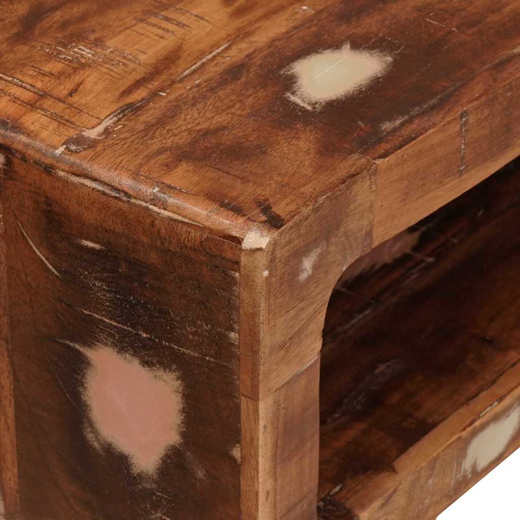 Toaletni stol Smeđa 90 x 76 x 45 cm Čvrsto drvo iz reciklaže