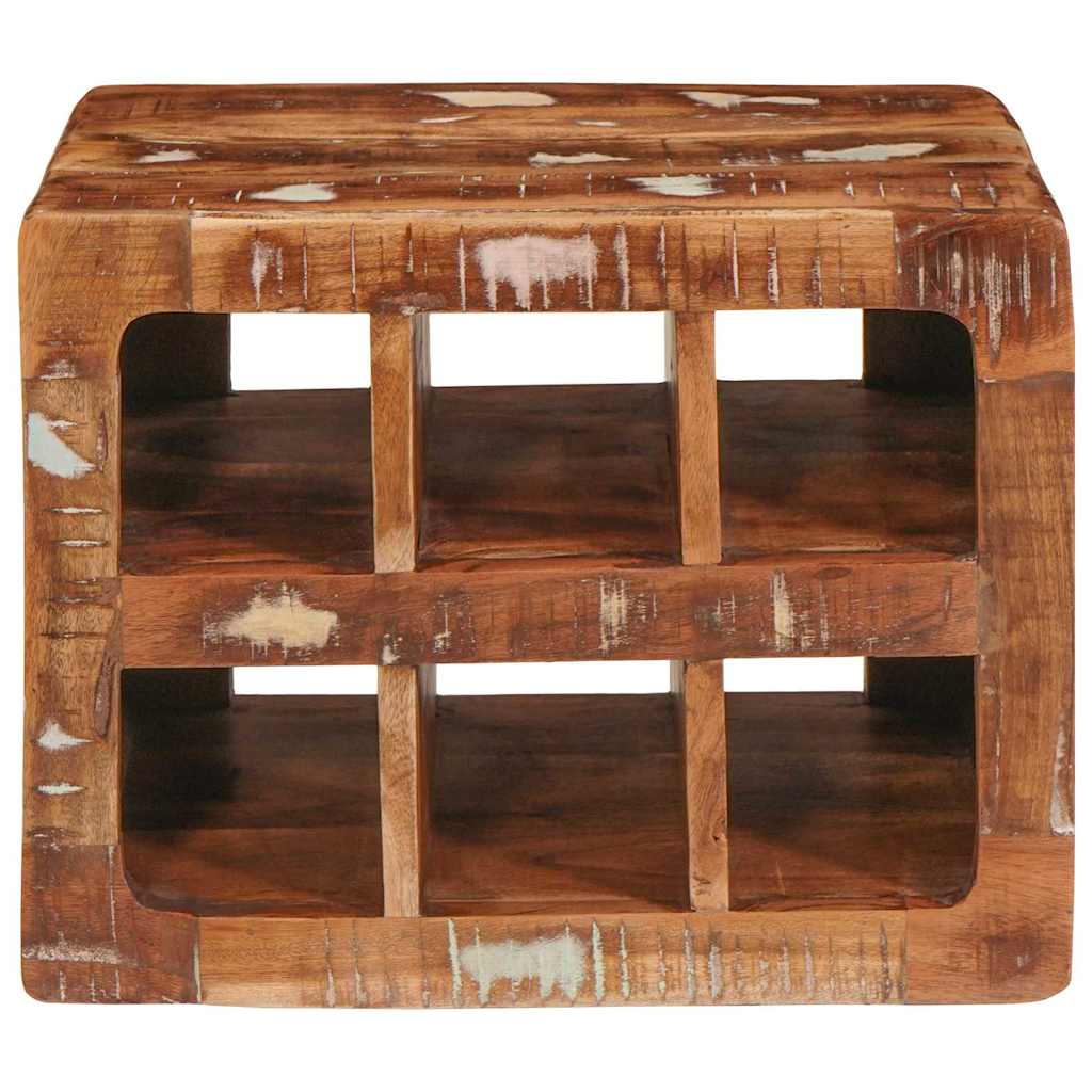 Stalak za vino Smeđa 44 x 30 x 35 cm Čvrsto drvo iz reciklaže