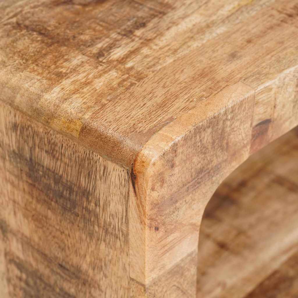 Noćni ormarić 2 pcs Smeđa 45 x 30 x 24 cm Čvrsto drvo manga