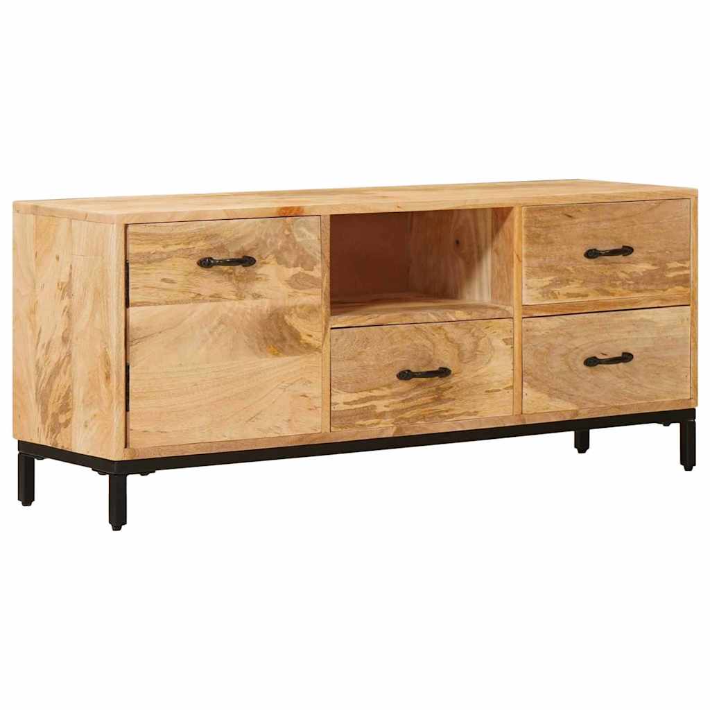 TV stalci s ladicama Smeđa 110 x 30 x 46 cm Čvrsto drvo manga