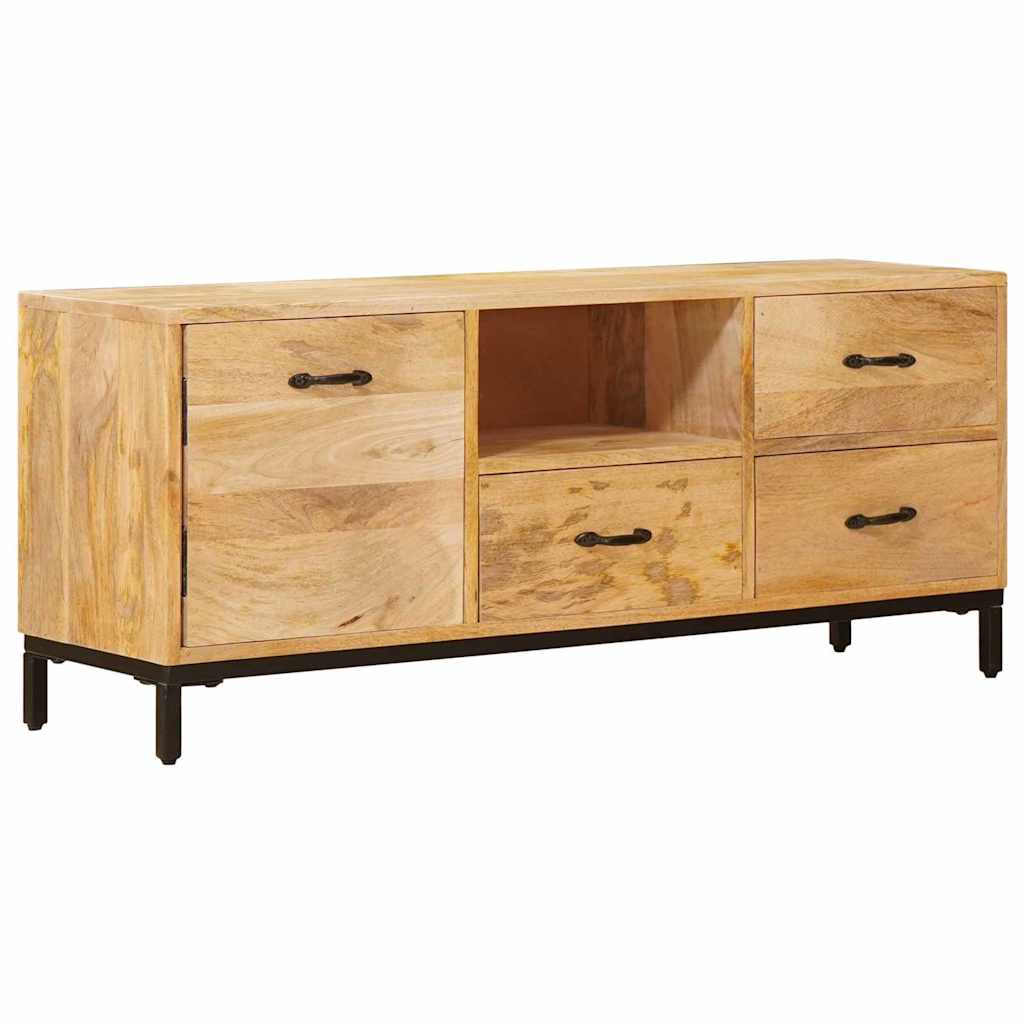 TV stalci s ladicama Smeđa 110 x 30 x 46 cm Čvrsto drvo manga