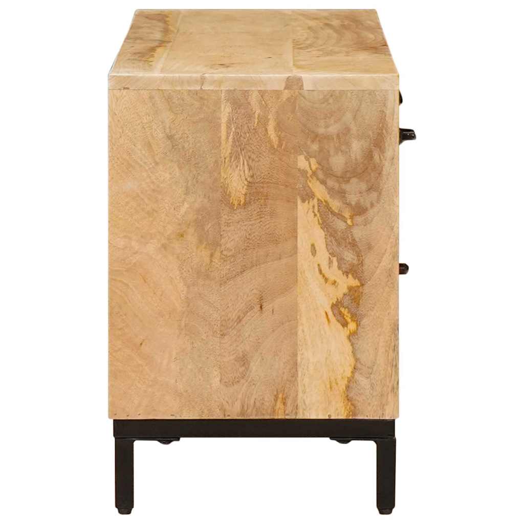TV stalci s ladicama Smeđa 110 x 30 x 46 cm Čvrsto drvo manga