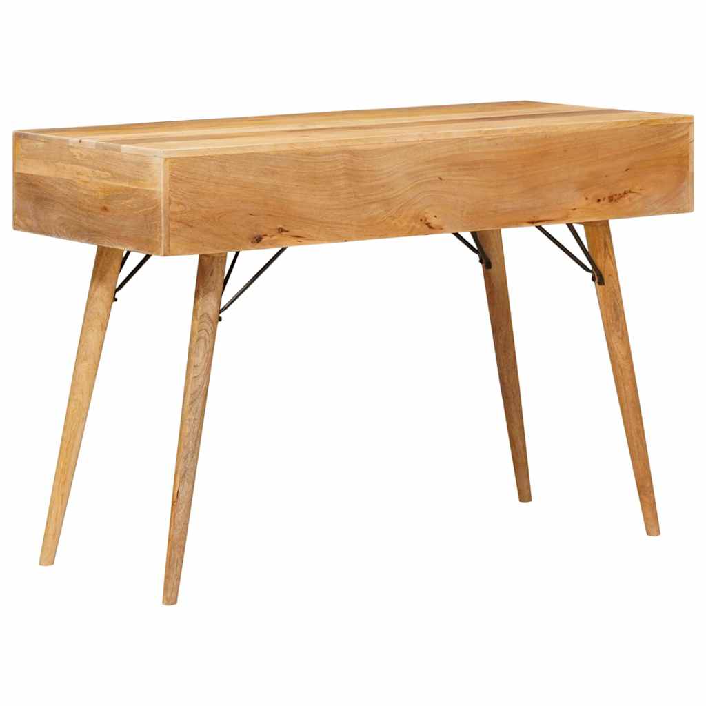 Radni stol s ladicama Smeđa 110 x 55 x 76 cm Čvrsto drvo manga