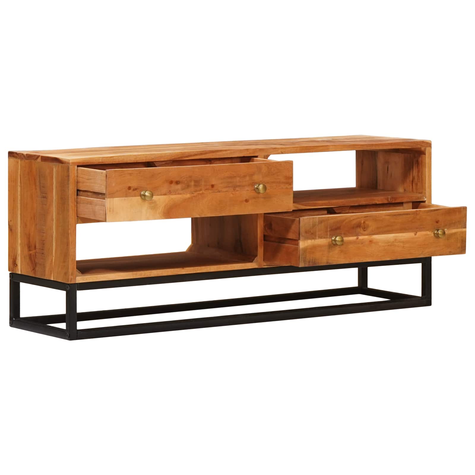 TV ormar Prirodna 110 x 30 x 44 cm Čvrsto drvo akacije