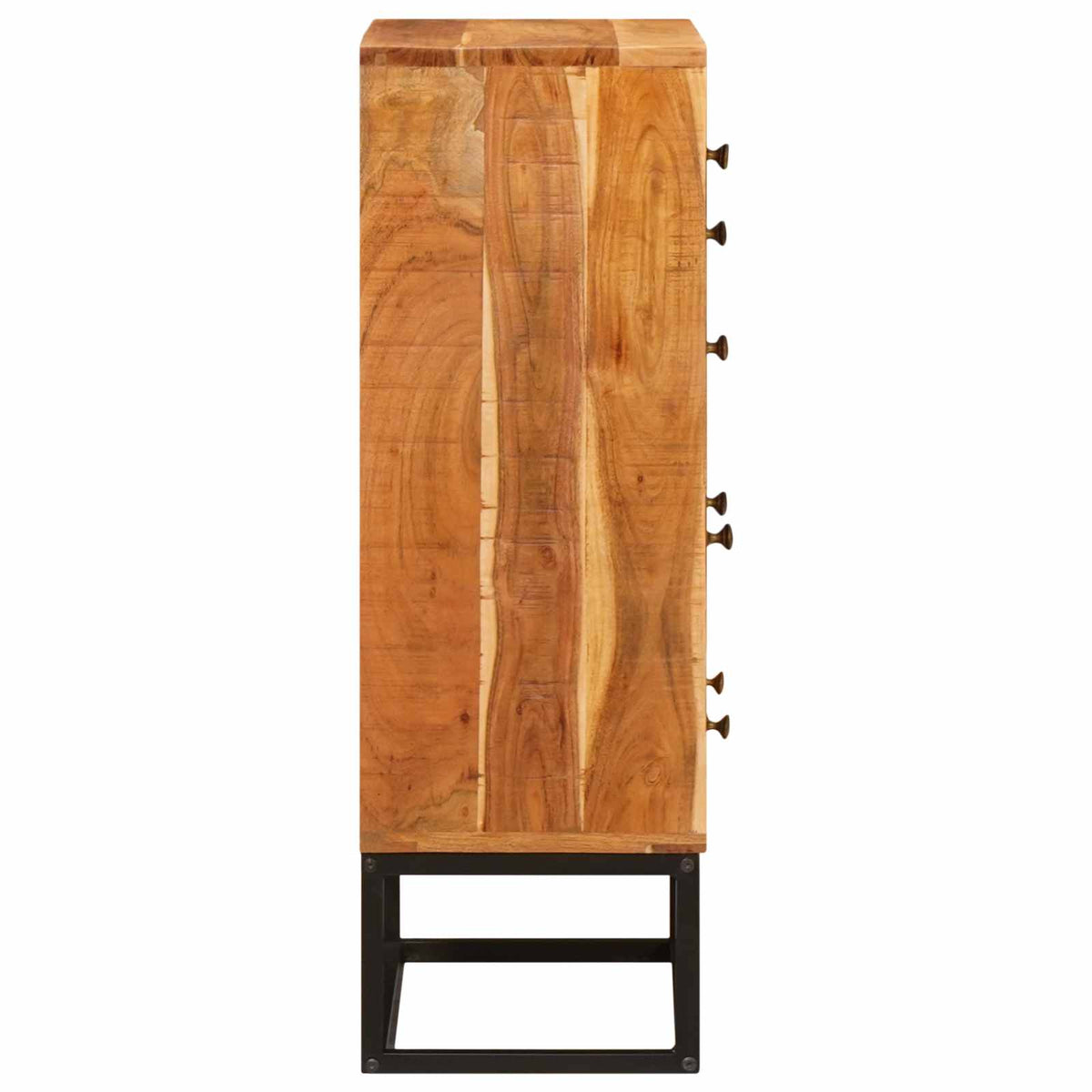 Komoda s ladicama Prirodna 55 x 30 x 90 cm Čvrsto drvo akacije