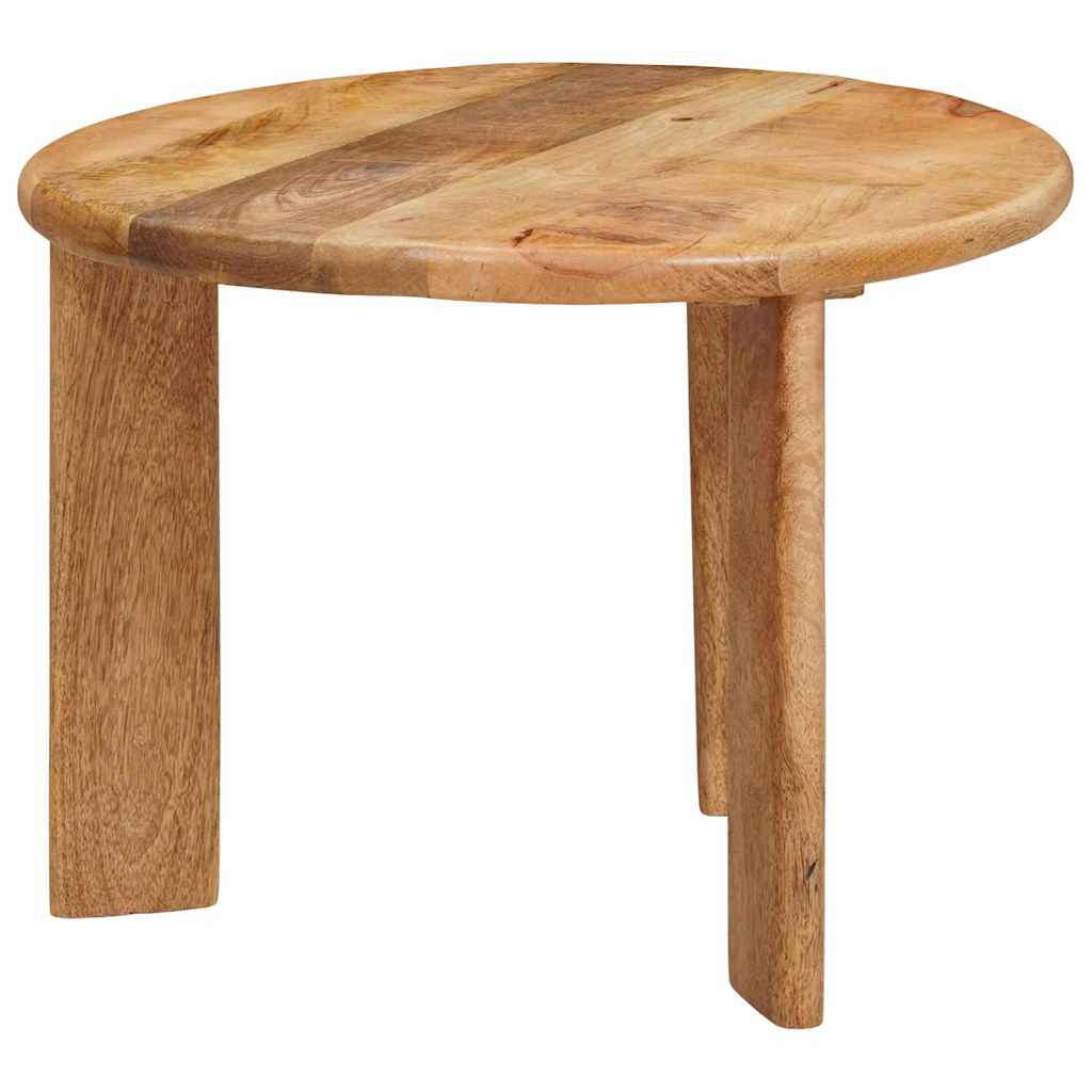 Stolovi za kavu na sklapanje 3 pcs Smeđa Čvrsto drvo manga