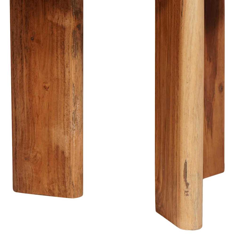 Stolovi za kavu na sklapanje 3 pcs Smeđa Čvrsto drvo akacije