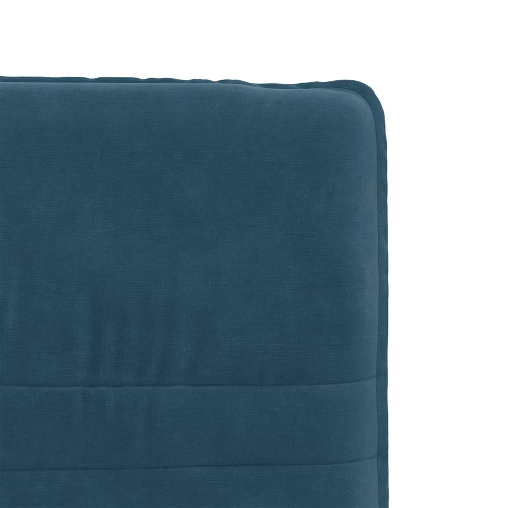 Blagovaonska stolica plava baršunasta