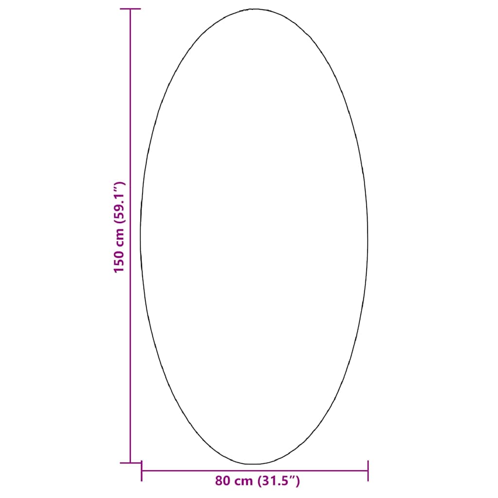 Tepisi za područja Ovalni HUARTE Siva 80 x 150 cm