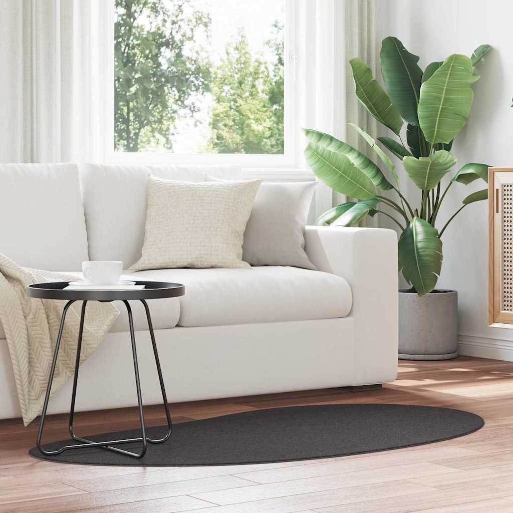 Tepih HUARTE Antracit 80 x 150 cm Poliester