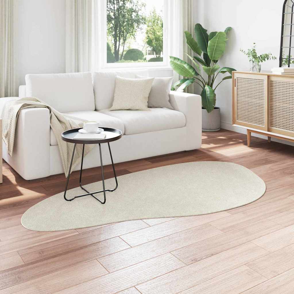Tepisi za područja HUARTE Krema 100 x 200 cm Poliester