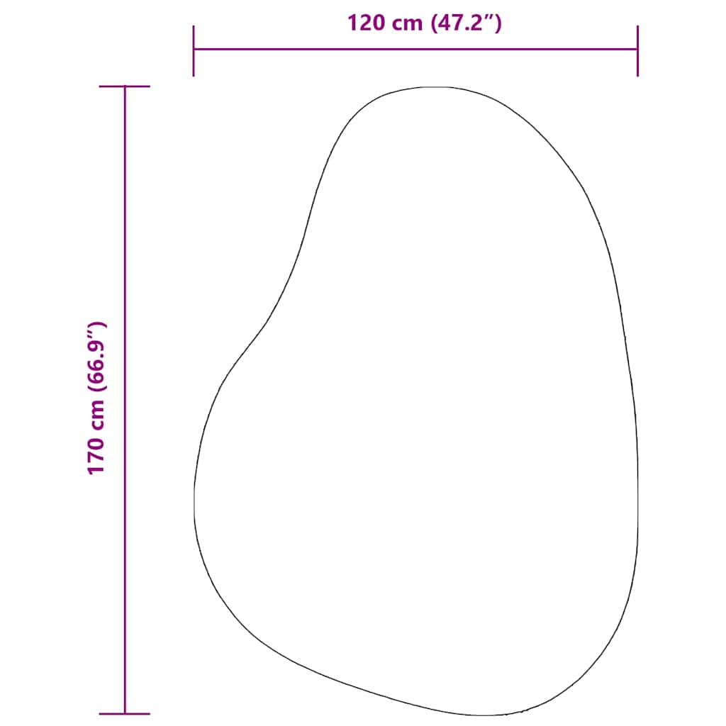 Tepisi za područja HUARTE Crna 120 x 170 cm Poliester
