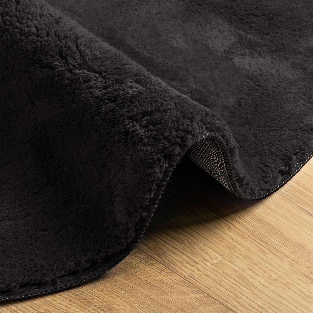 Tepisi za područja HUARTE Crna 140 x 200 cm Poliester