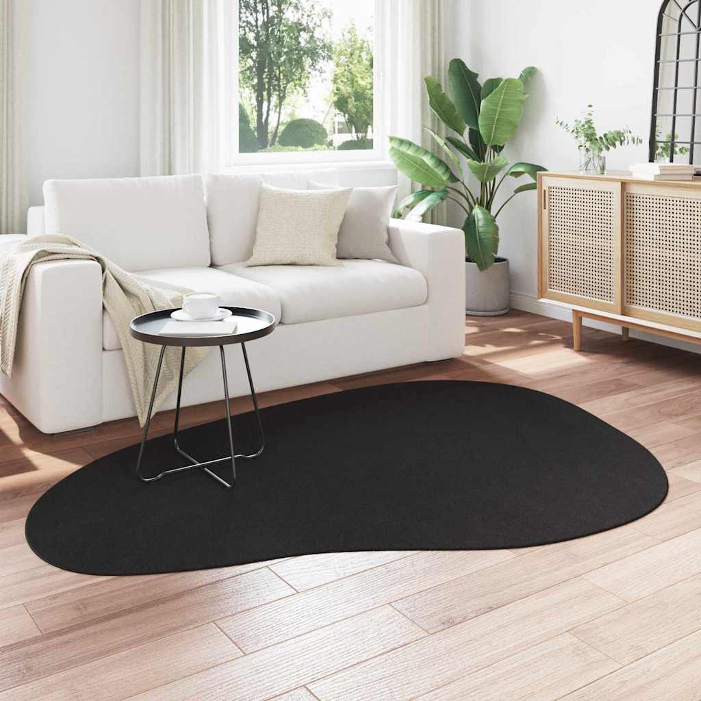 Tepisi za područja HUARTE Crna 140 x 200 cm Poliester