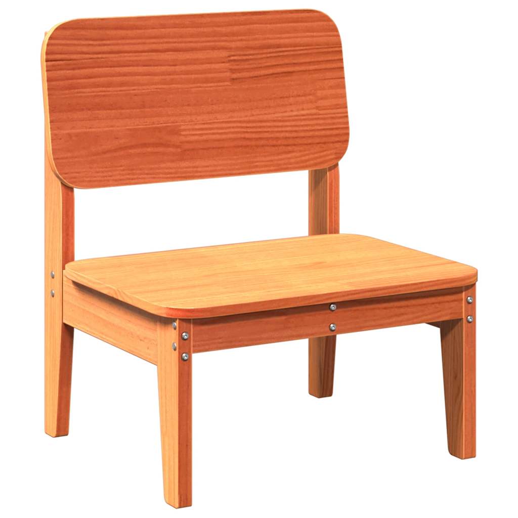 Vrtna stolica voštano smeđa 60x52,5x72 cm od masivne borovine
