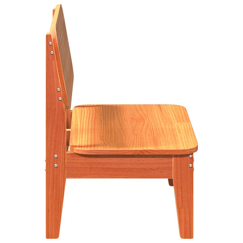 Vrtna stolica voštano smeđa 60x52,5x72 cm od masivne borovine