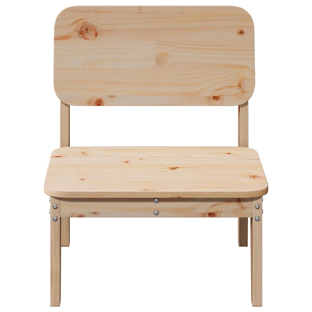 Vrtne stolice 2 kom 60x52,5x72 cm od masivne borovine