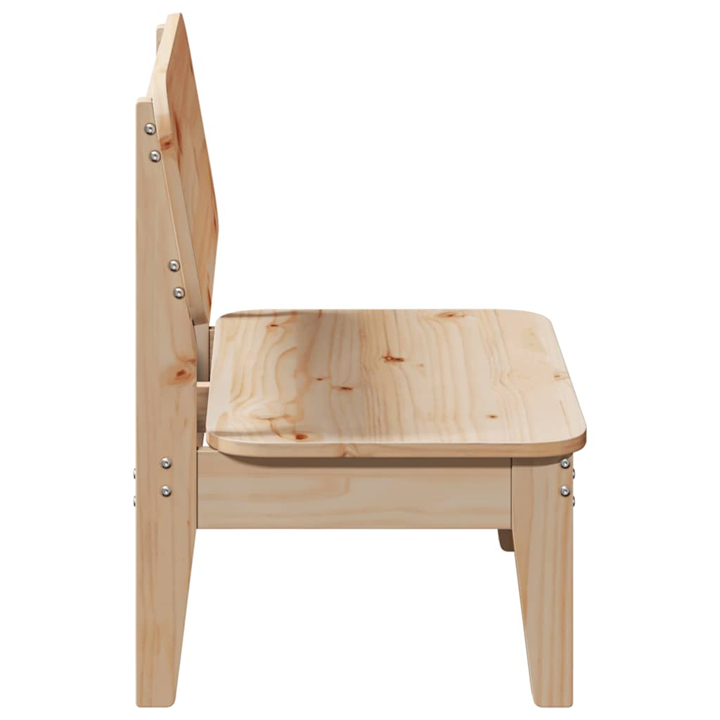Vrtne stolice 2 kom 60x52,5x72 cm od masivne borovine