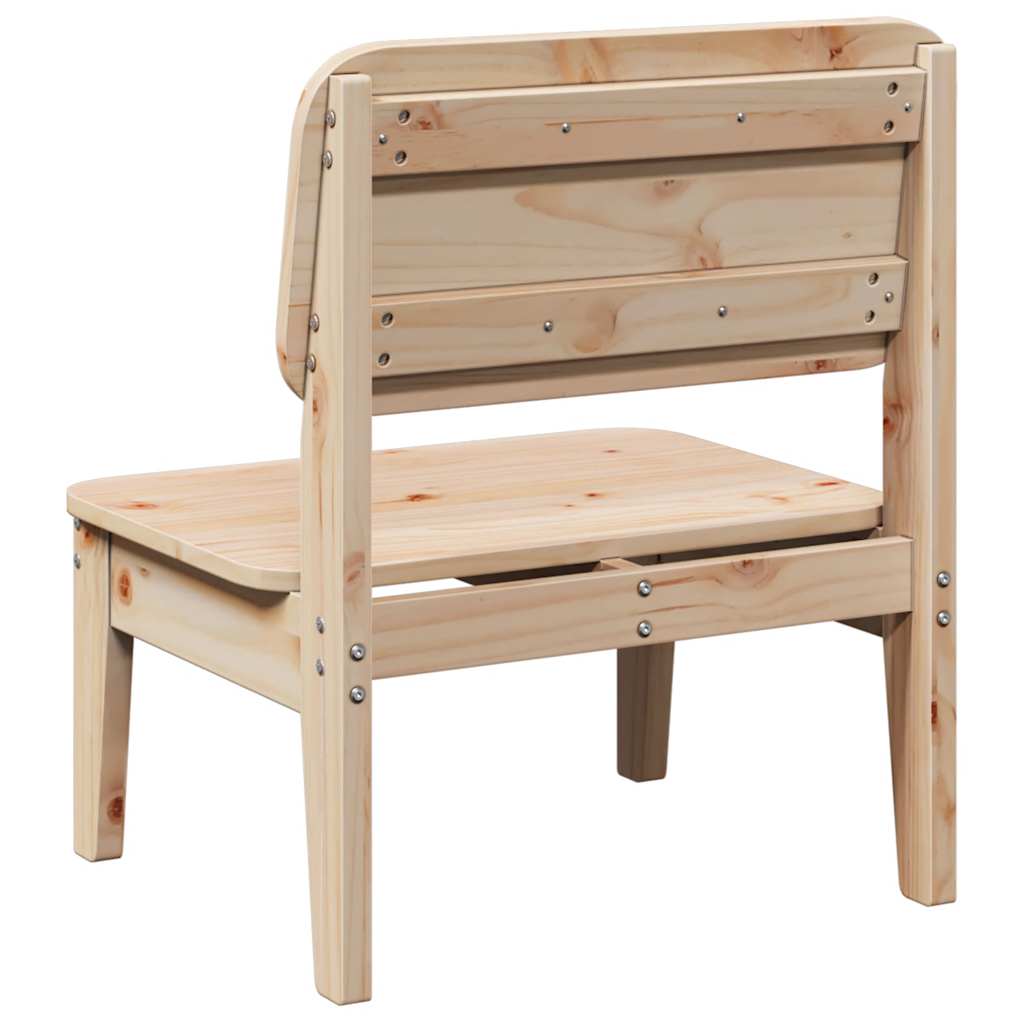 Vrtne stolice 2 kom 60x52,5x72 cm od masivne borovine