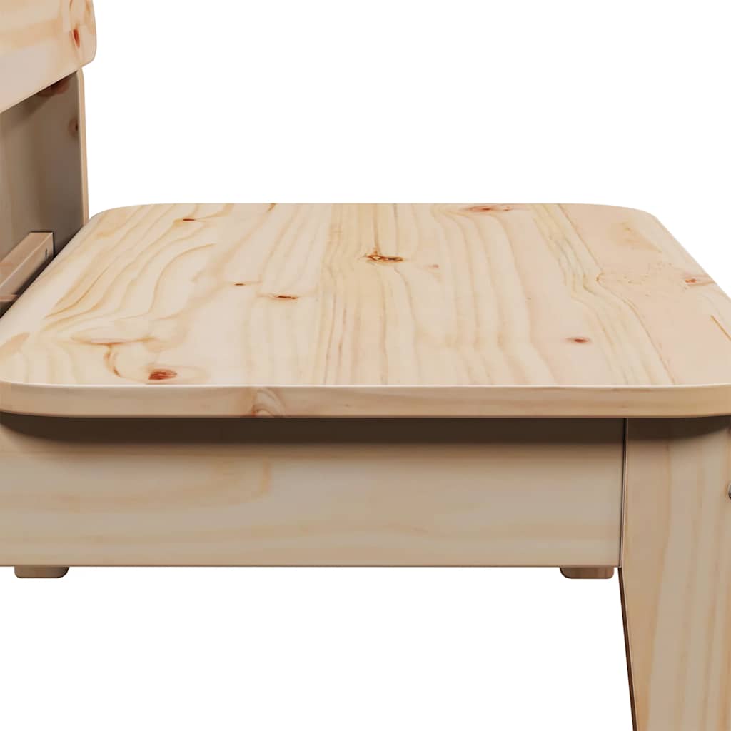 Vrtne stolice 2 kom 60x52,5x72 cm od masivne borovine