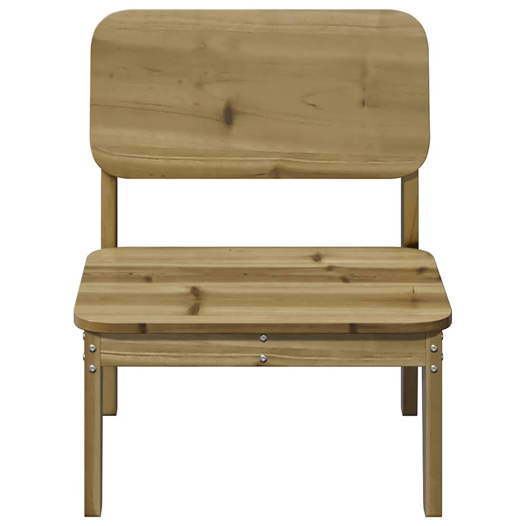 Vrtne stolice 2 kom 60x52,5x72 cm od impregnirane borovine