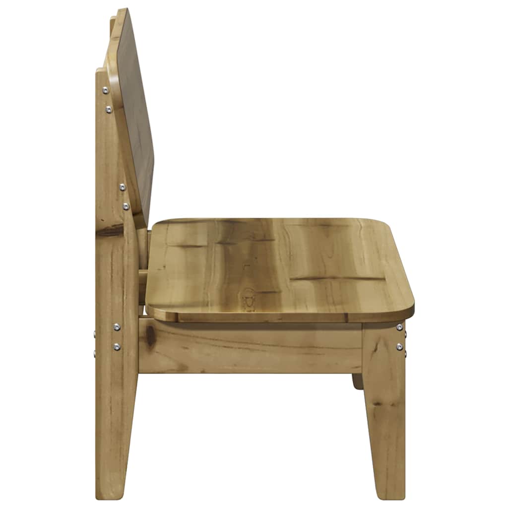 Vrtne stolice 2 kom 60x52,5x72 cm od impregnirane borovine