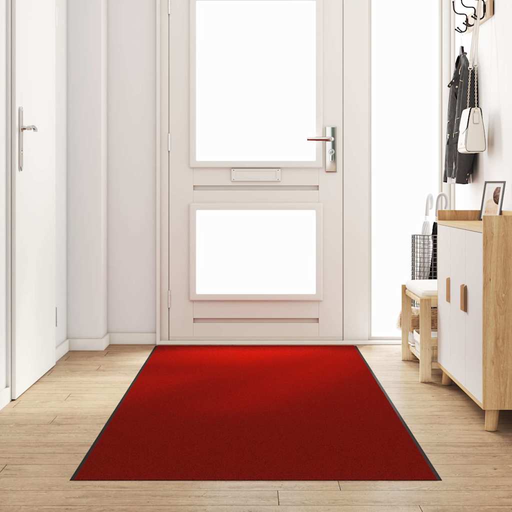 Otirač Ostalo Crvena i Crna 120 x 400 cm Poliamid i PVC