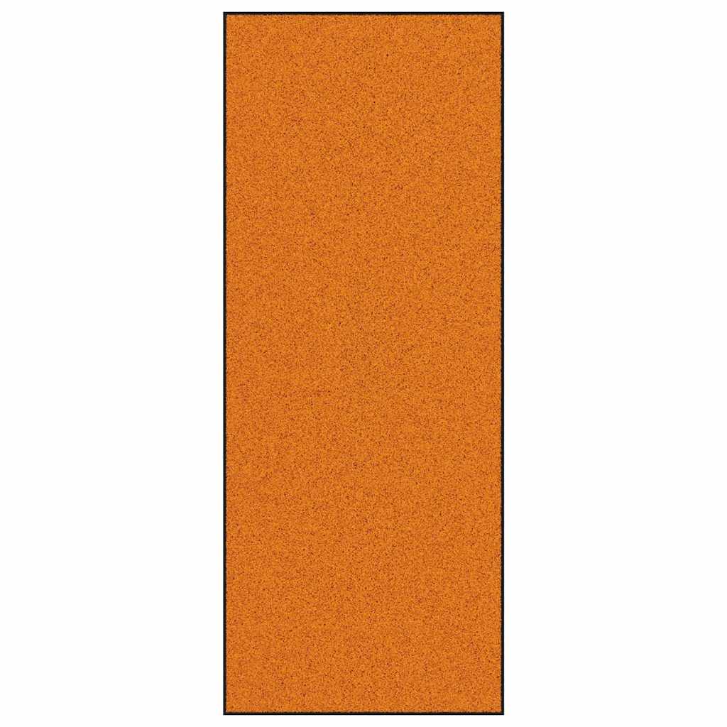 Otirač Narančasta i Crna 120 x 300 cm 100% poliamid