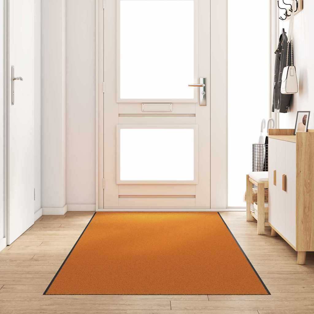 Otirač Ostalo Narančasta i Crna 120 x 350 cm Poliamid i PVC