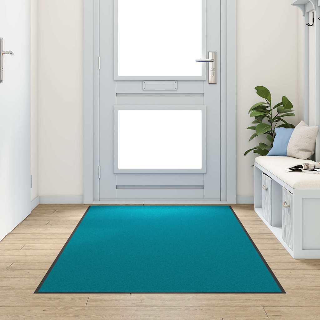 Otirač Cijan i crna 120 x 300 cm 100% poliamid