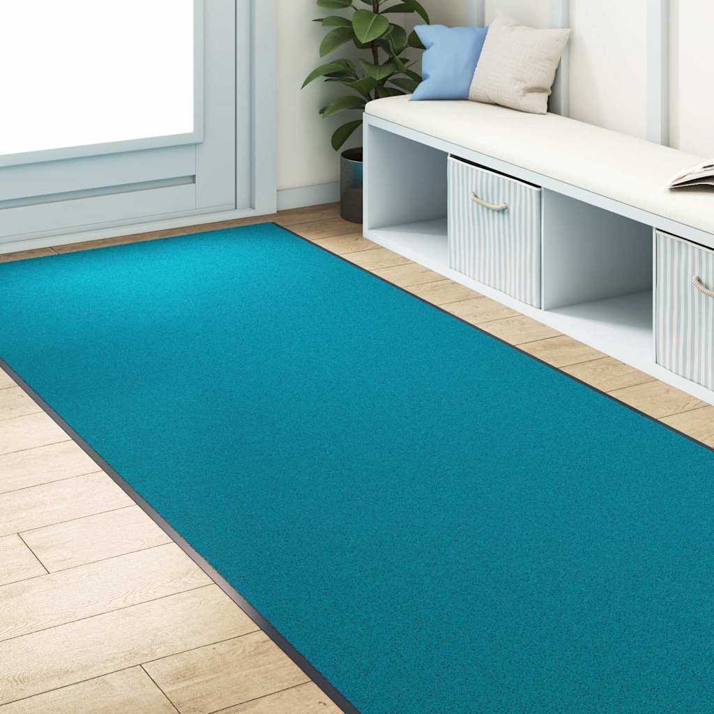 Otirač Cijan i crna 120 x 350 cm 100% poliamid