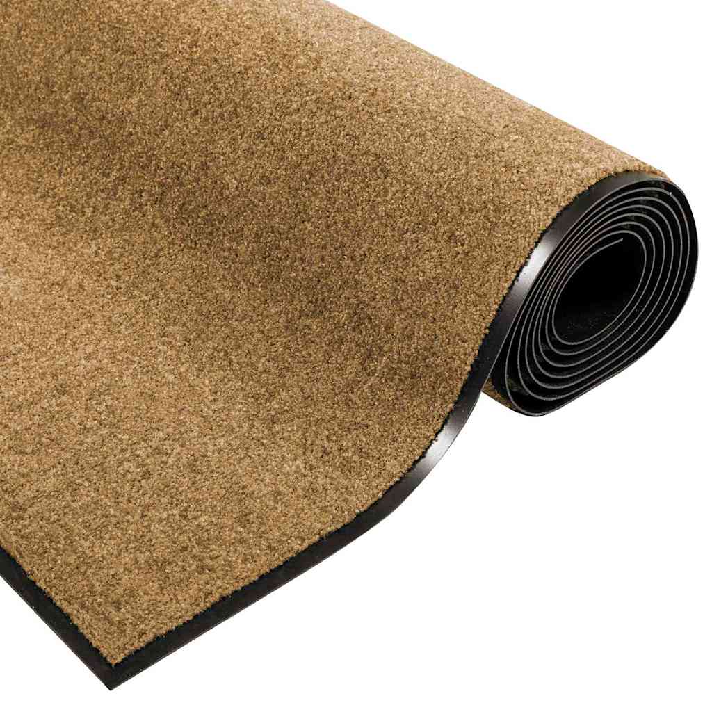 Otirač Ostalo Krem i crna 120 x 250 cm Poliamid i PVC