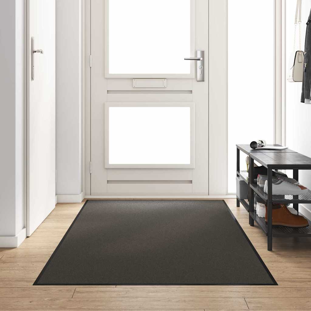 Otirač Antracit i crna 120 x 250 cm 100% poliamid