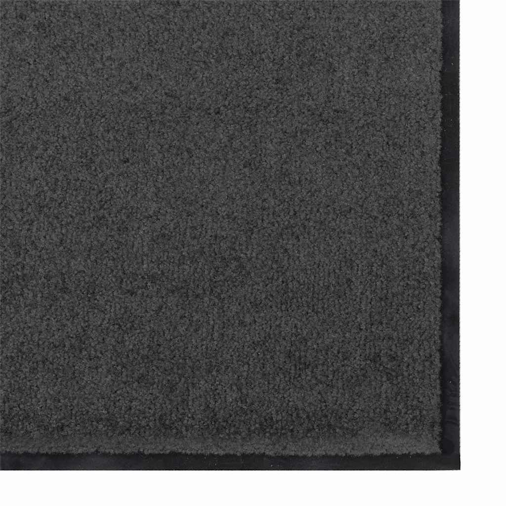 Otirač Antracit i crna 120 x 300 cm 100% poliamid