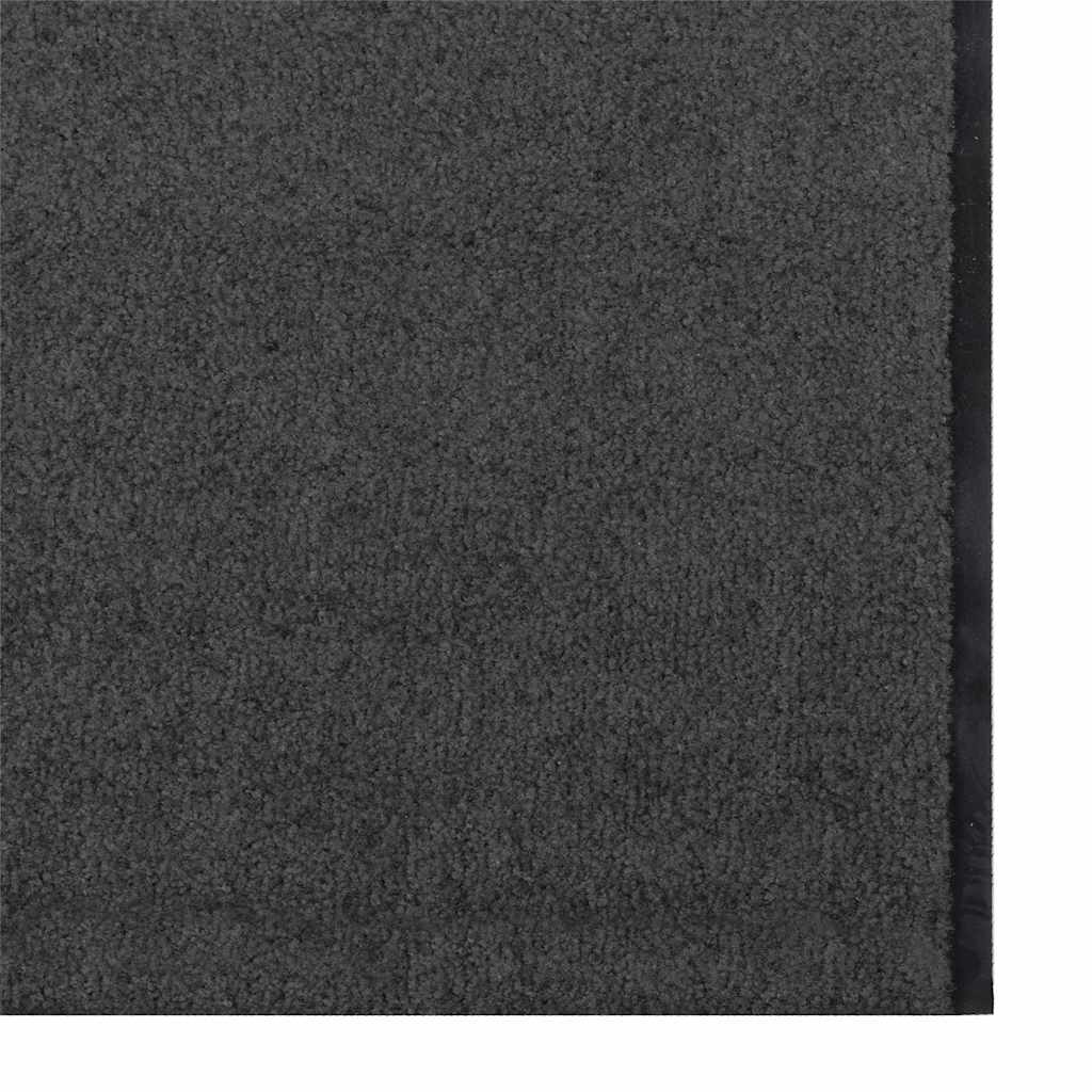 Otirač Antracit i crna 120 x 350 cm 100% poliamid