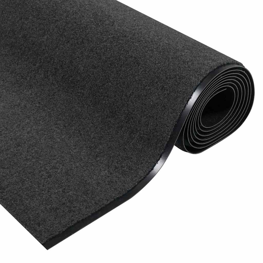 Otirač Antracit i crna 120 x 350 cm 100% poliamid
