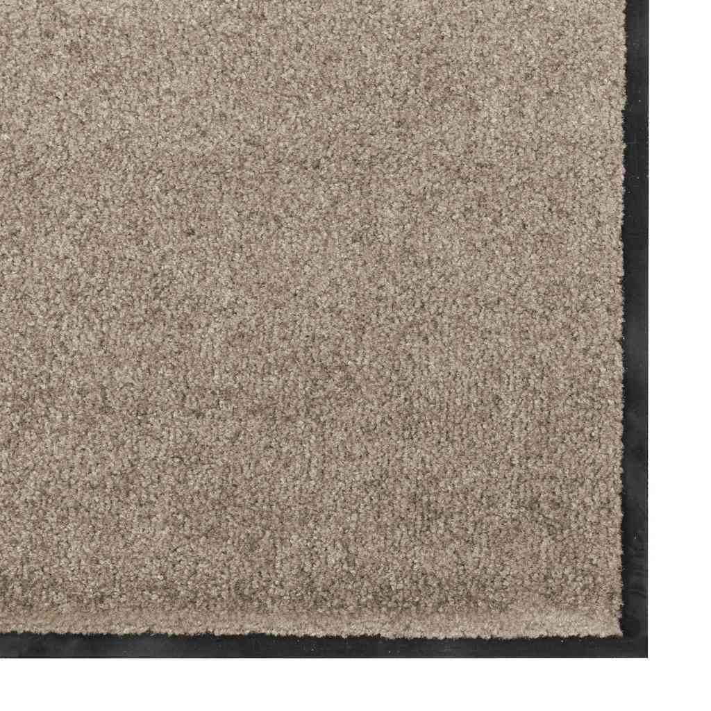 Otirač Bež i crna 120 x 300 cm 100% poliamid